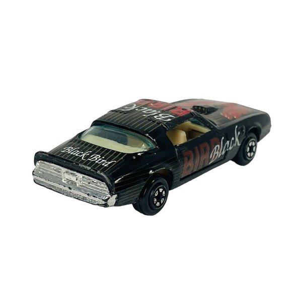 Yatming Black Bird Firebird Trans Am Vintage Diecast Car Vehicle Tan Interior - Picture 5 of 14